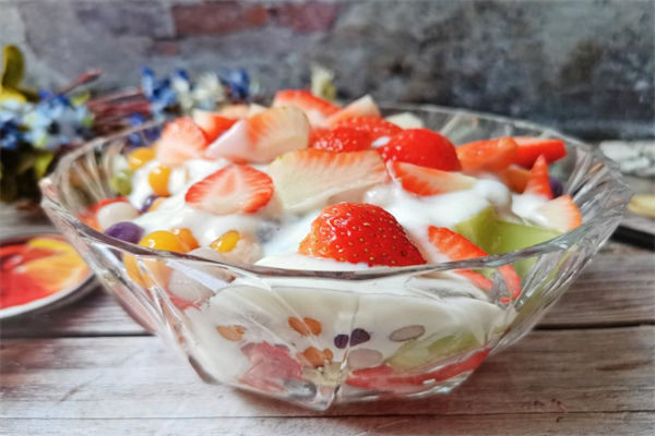 不二酸奶水果捞