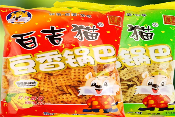 百吉猫锅巴零食