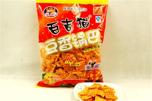 百吉猫锅巴零食