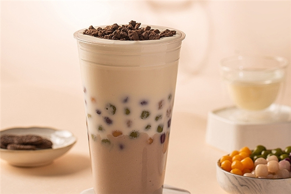 8分甜奶茶