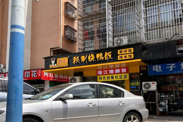 隆红秘制烧鸭饭