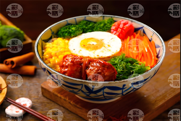 彩膳谷拌饭
