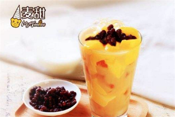 麦甜艾斯鲜果茶饮