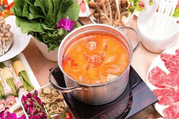 素食旋转小火锅