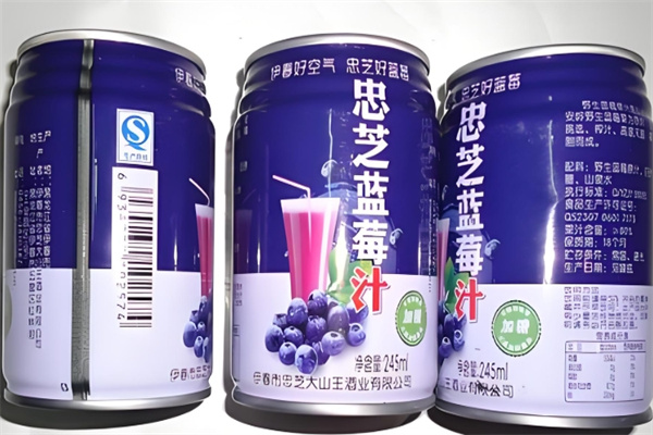 忠芝蓝莓饮品