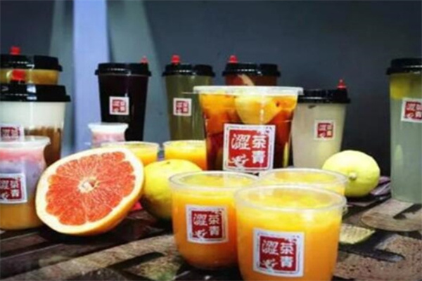 茶青涩饮品