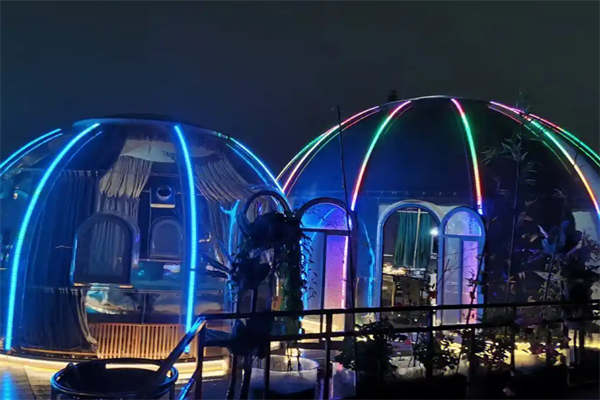 星空帐篷火锅