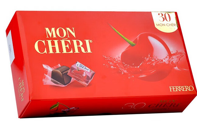 moncheri樱桃酒心巧克力 moncheri樱桃酒心巧克力