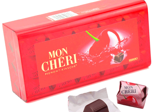 moncheri樱桃酒心巧克力