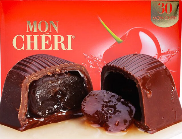 moncheri樱桃酒心巧克力 moncheri樱桃酒心巧克力