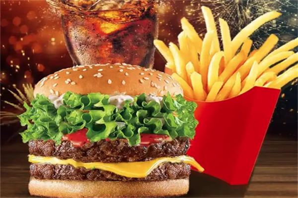 美特基炸鸡汉堡