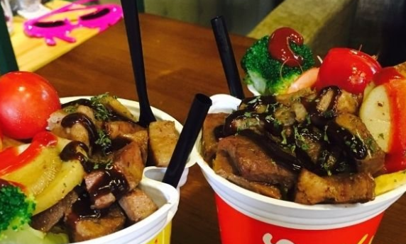佳味佳牛排杯