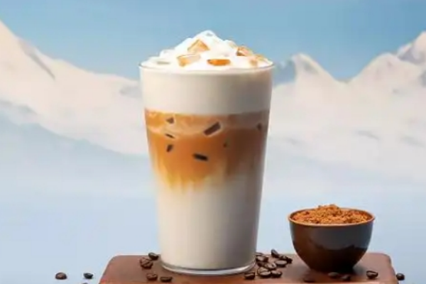 冰雪鲜橙奶茶