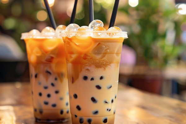 冰雪鲜橙奶茶