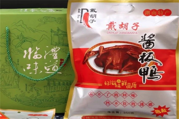 戴胡子酱板鸭