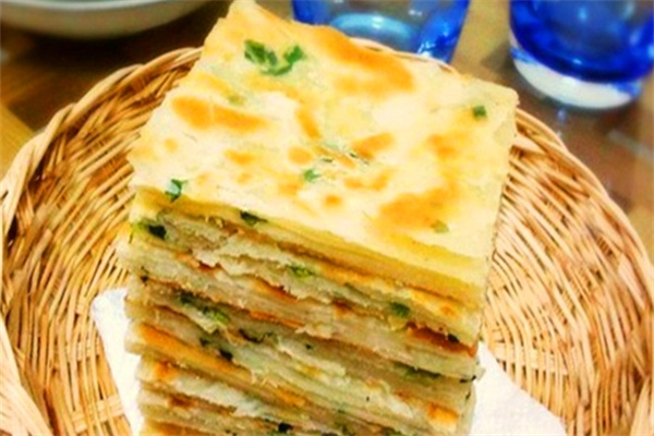 雁门斋老母鸡汤葱油饼