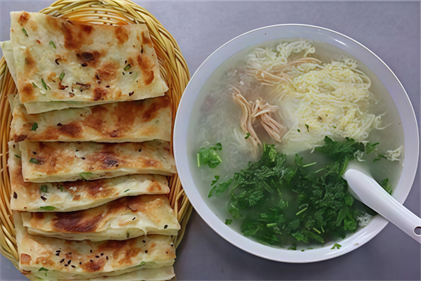 真世味油饼母鸡汤 真世味油饼母鸡汤