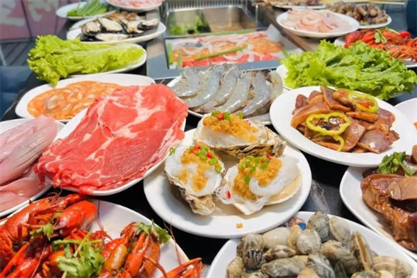 汉轩宫海鲜自助烤肉