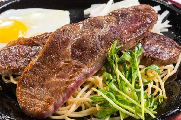 九零后先森原切牛排