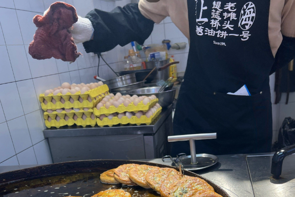 提篮桥老摊头葱油饼一号