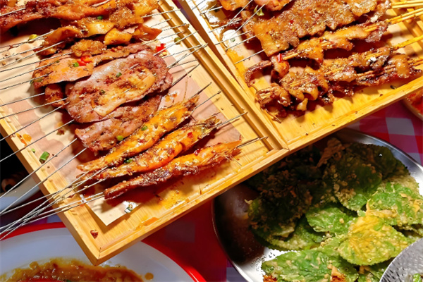 肖胖娃烧烤局鲜牛肉现切 肖胖娃烧烤局鲜牛肉现切