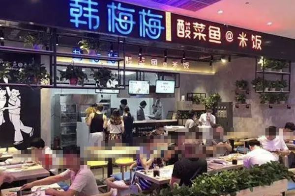 韩梅梅酸菜鱼米饭