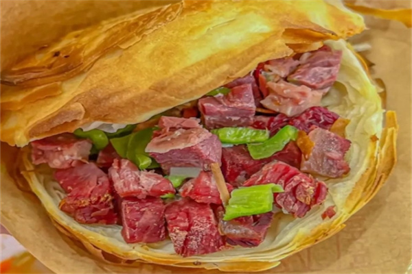 秦味道脆皮肉夹馍