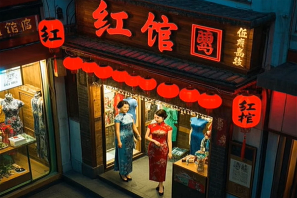 红馆旗袍