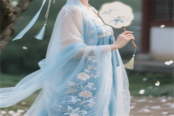 华裳九天素锦青衫汉服 华裳九天素锦青衫汉服