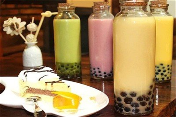 自然逗黄逗菌奶茶