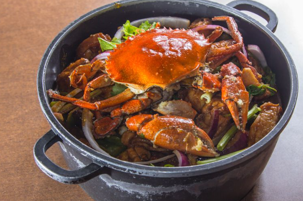 蟹三鲜砂锅菜 蟹三鲜砂锅菜