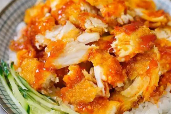 红部坊脆皮鸡米饭
