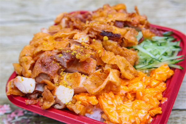 红部坊脆皮鸡米饭