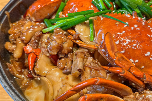 翼加依肉蟹煲