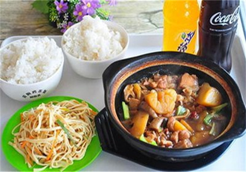 粒粒香黄焖鸡米饭