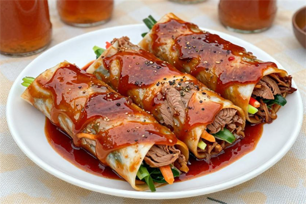 贵妃卤肉卷