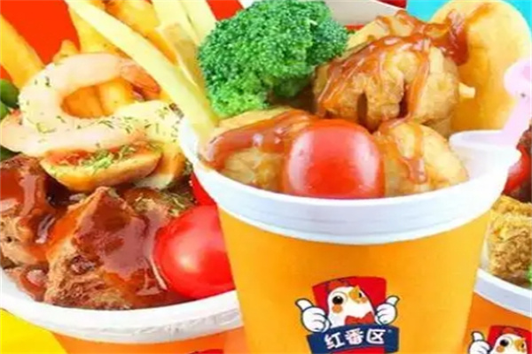 红番区牛排杯炸鸡杯