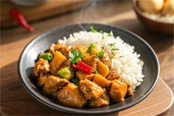 四食一黄焖鸡米饭