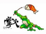 掌火牛蛙火锅品牌logo