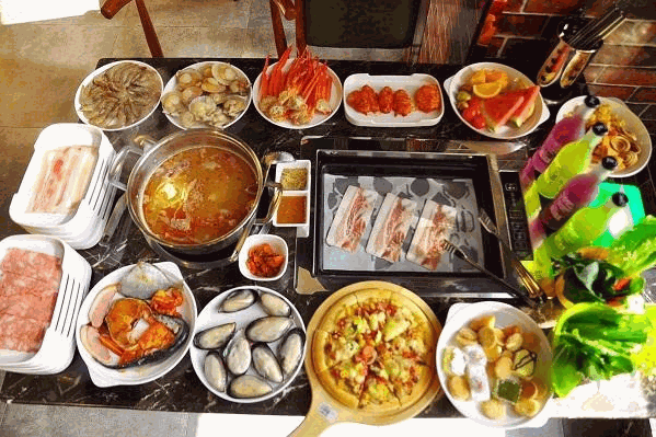呆锅烤肉火锅自助