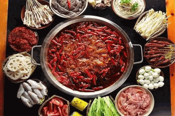 健康牛概念潮汕牛肉火锅