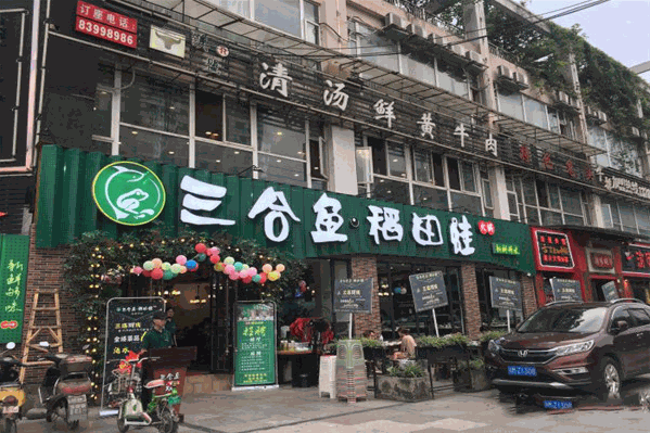 三合鱼稻田蛙