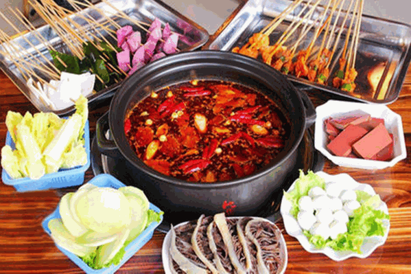于小签老串串香火锅
