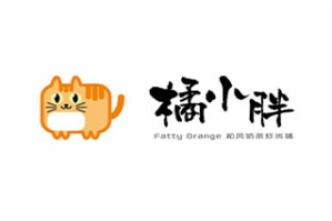 橘小胖奶茶品牌logo