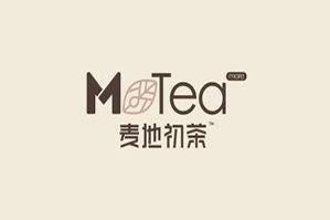 麦地初茶品牌logo