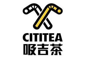 CITITEE一吸吉茶品牌logo