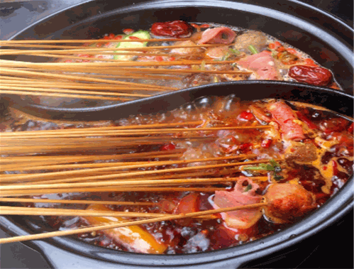 来两根砂锅串串