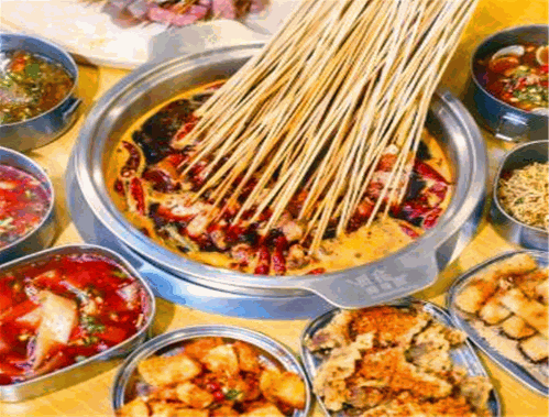 杠上花串串