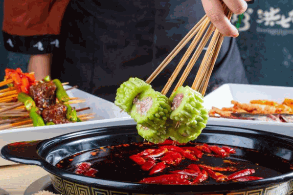 杠上花串串