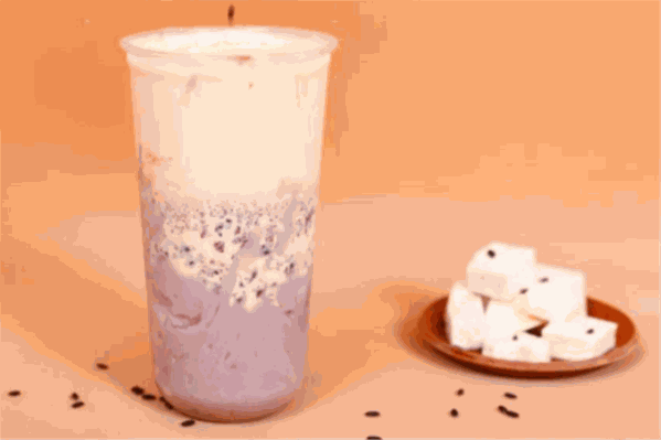 紫米奶茶 紫米奶茶